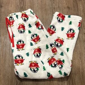Cozy Penguin Print Kids Pajamas